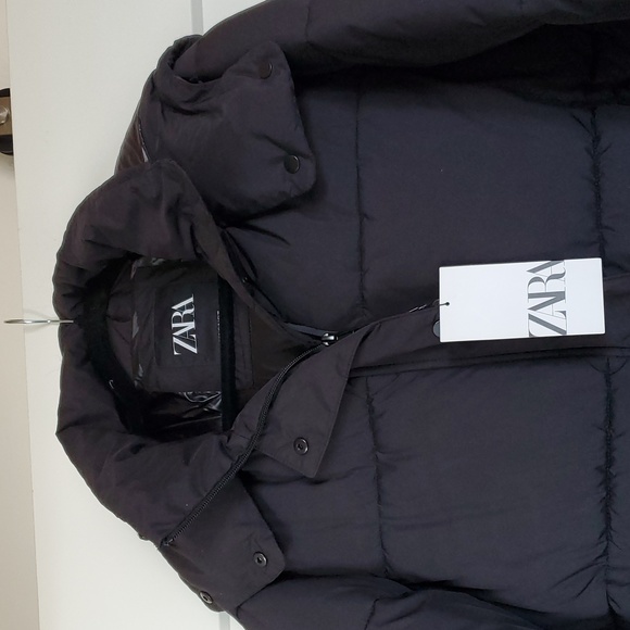ZARA HOODED QUILTED JACKET - Picture 10 of 12